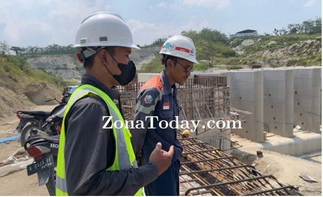 Mahasiswa Teknik Sipil UPNVJT Magang MBKM di Konsultan Supervisi Proyek Bendungan Karangnongko