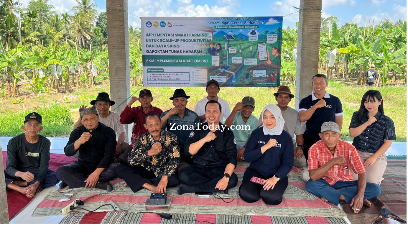 Smart Farming Masuk Banyuwangi, UPN "Veteran" Jawa Timur  Bantu Gapoktan Tunas Harapan Naik Kelas
